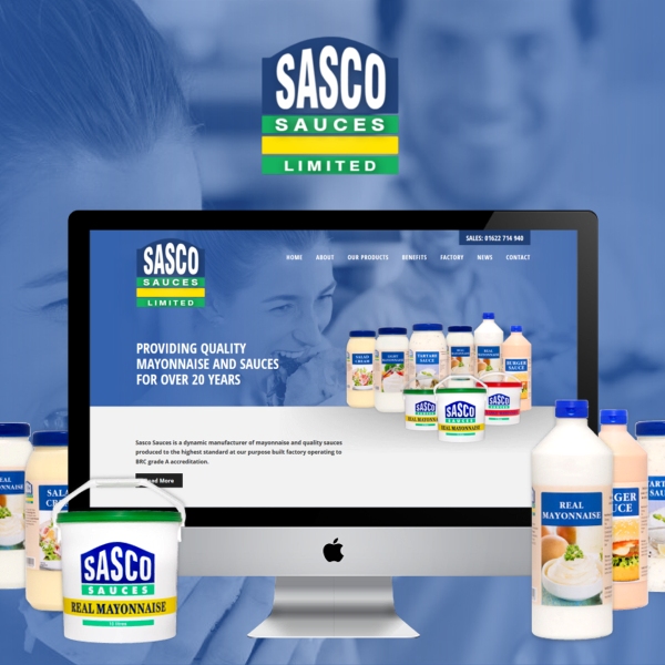 Sasco Sauces Website Launches (Ashford, Kent)